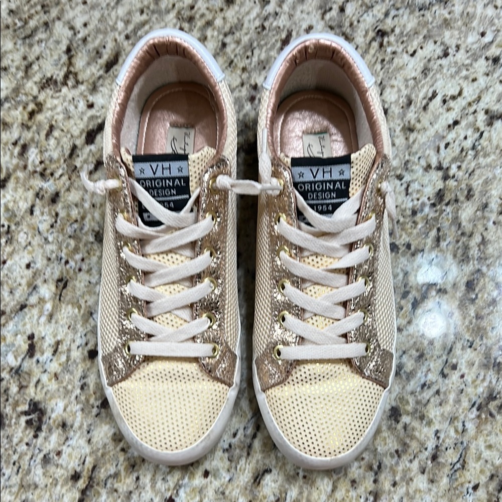 Women's Vintage Havana Gold Sneakers